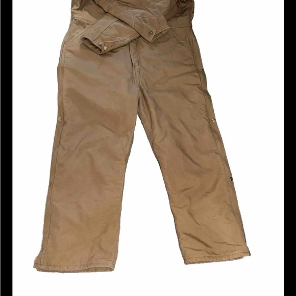 Carhartt Coveralls Arctic Quilt Lined Duck Overalls Mens 48 Never Worn - Picture 2 of 7